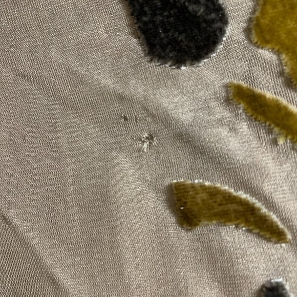 Vintage wrap crushed velvet with fringe - Picture 3 of 3